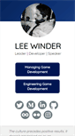 Mobile Screenshot of leewinder.co.uk